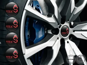 Wheel Emblems Extreme Radiant Flow Vector